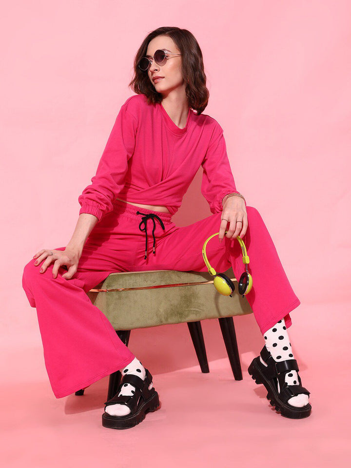 STREET 9 Women Fuchsia Solid Top