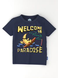 Nauti Nati Boys Pack Of 3 Graphic Printed Antimicrobial Cotton T-shirt