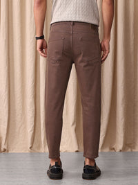 Mr Bowerbird Men Cropped Tapered Fit Stretchable Jeans