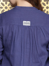 House of Pataudi Pure Cotton A-Line Jashn Kurti