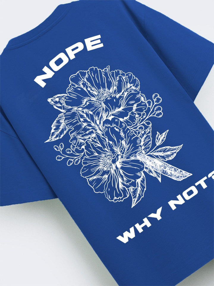 ADRO Lelaki Graphic Printed Drop-Shoulder Sleeves Cotton Oversized T-shirt