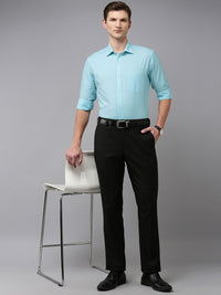 Park Avenue Self Design Slim Fit Formal Shirt