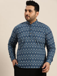 SOJANYA PLUS Geometric Printed Cotton Kurta