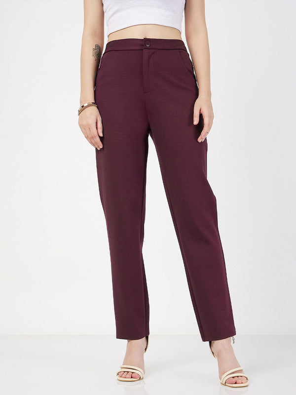 SASSAFRAS Women Slim Fit Trousers