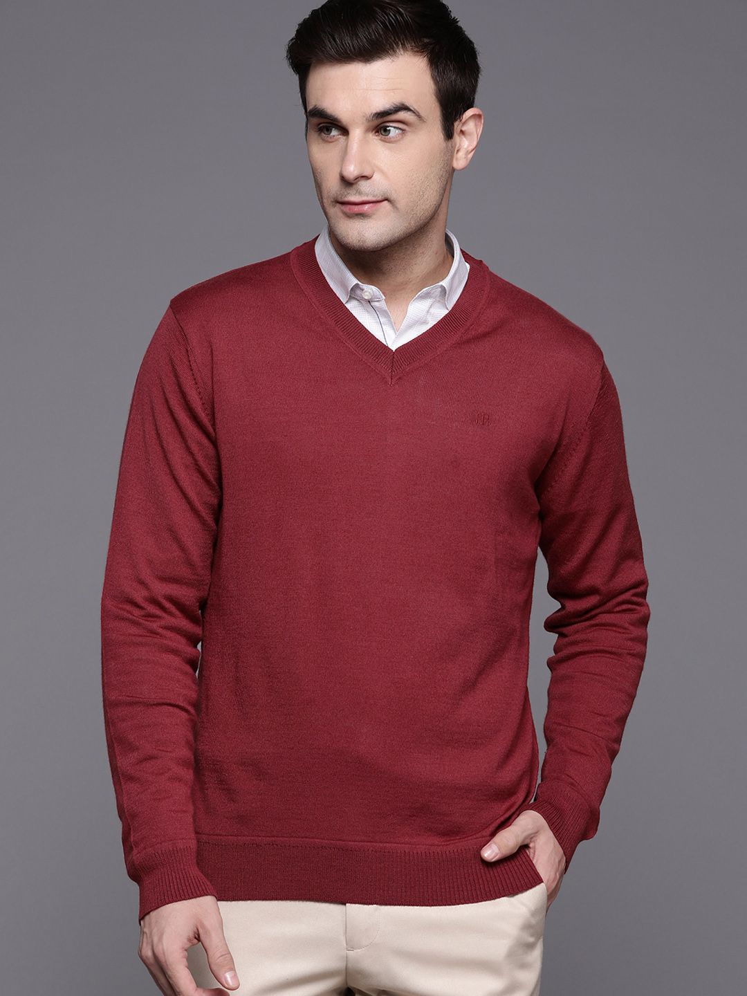 Raymond V-Neck Formal Pullover