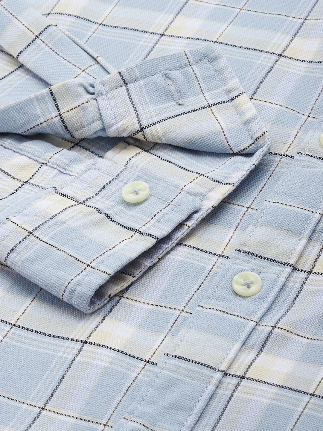The Indian Garage Co Slim Fit Checked Casual Shirt