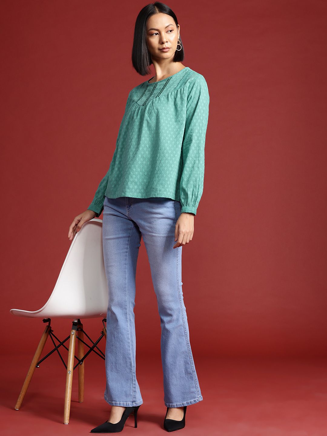 all about you Dobby Cotton Top