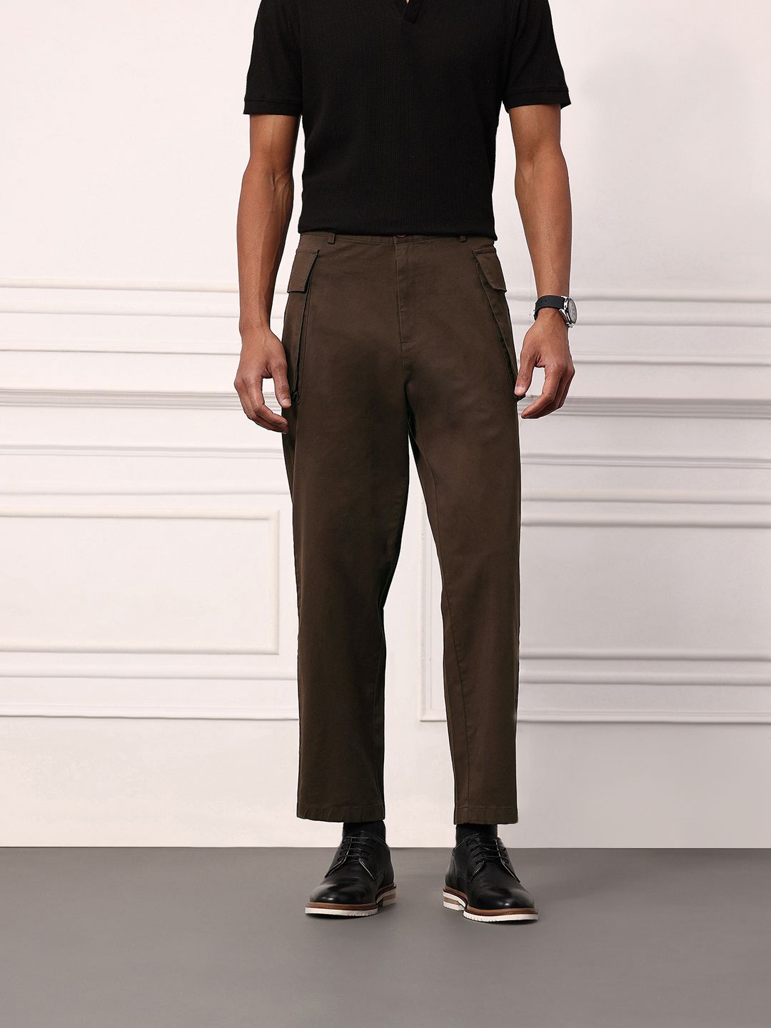 Mr Bowerbird Men Cargo-Style Trousers