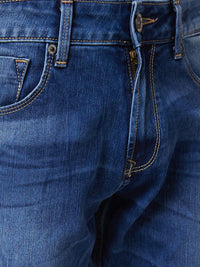 SPYKAR Men Relaxed Fit Heavy Fade Clean Look Cotton Jeans