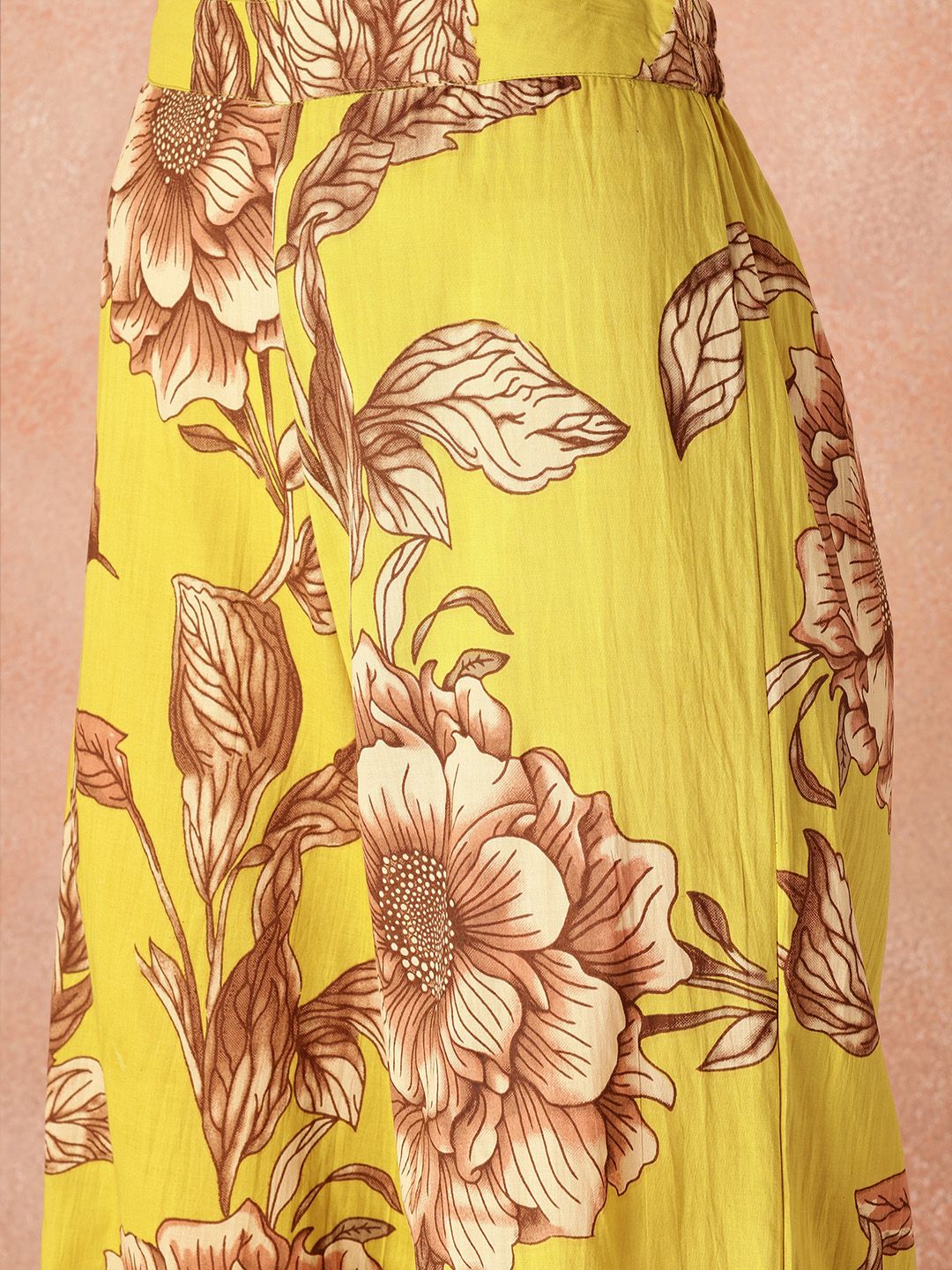 all about you Pure Cotton Floral Print Tunic with Palazzos