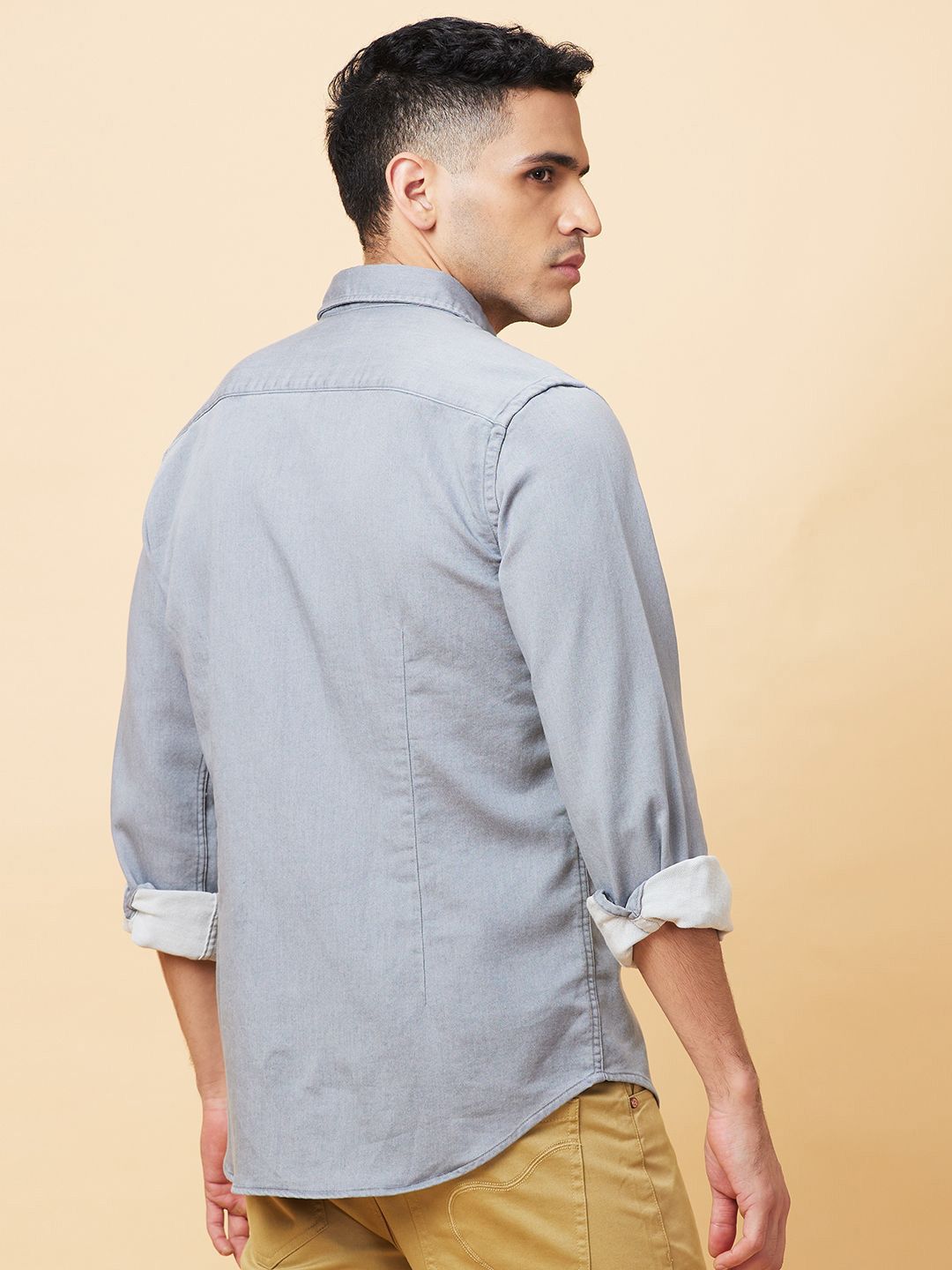Being Human Men Slim Fit Opaque Casual Shirt