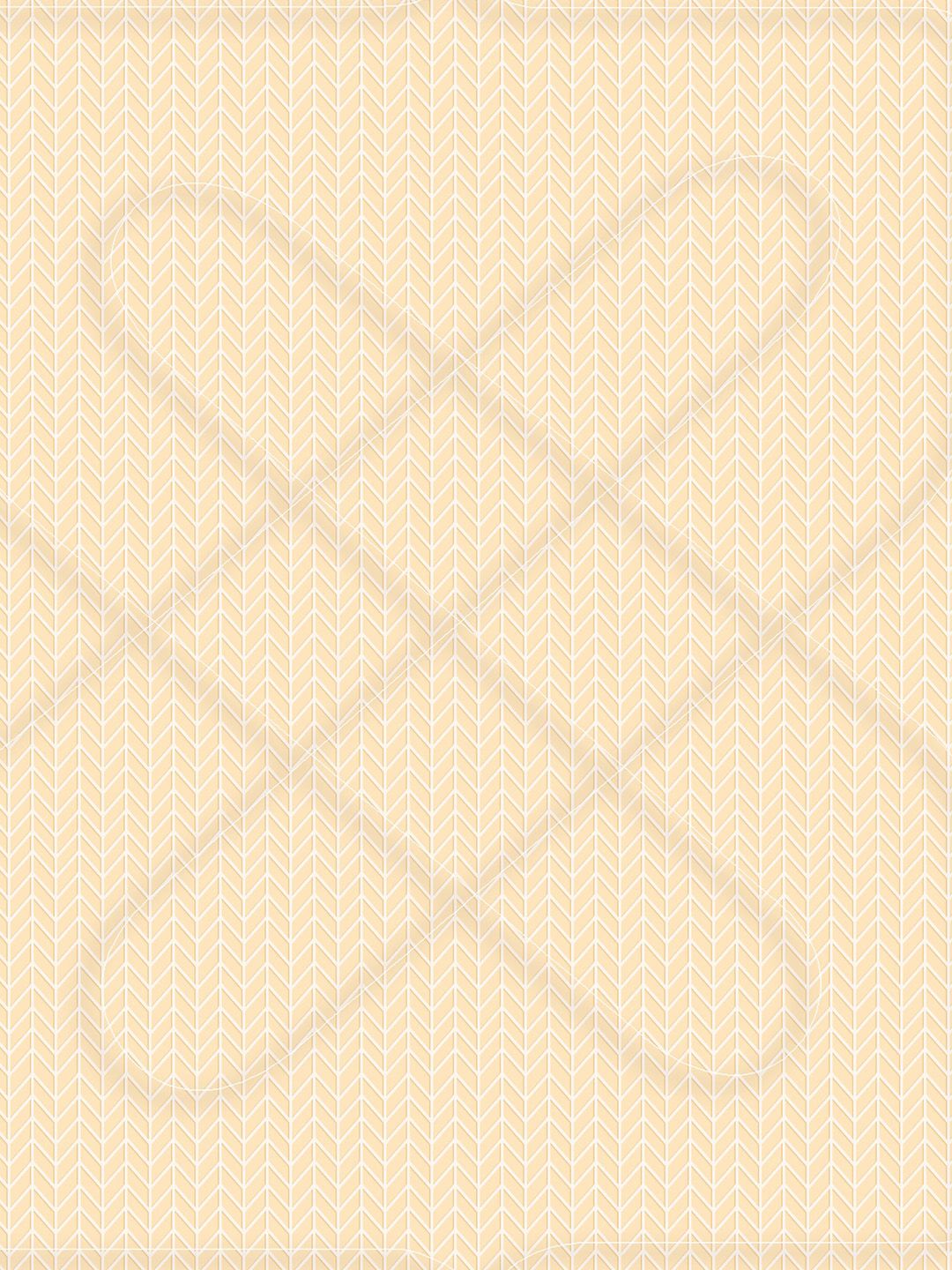 Story@home Peach-Coloured & Green Geometric 180 GSM AC Room Single Bed Comforter
