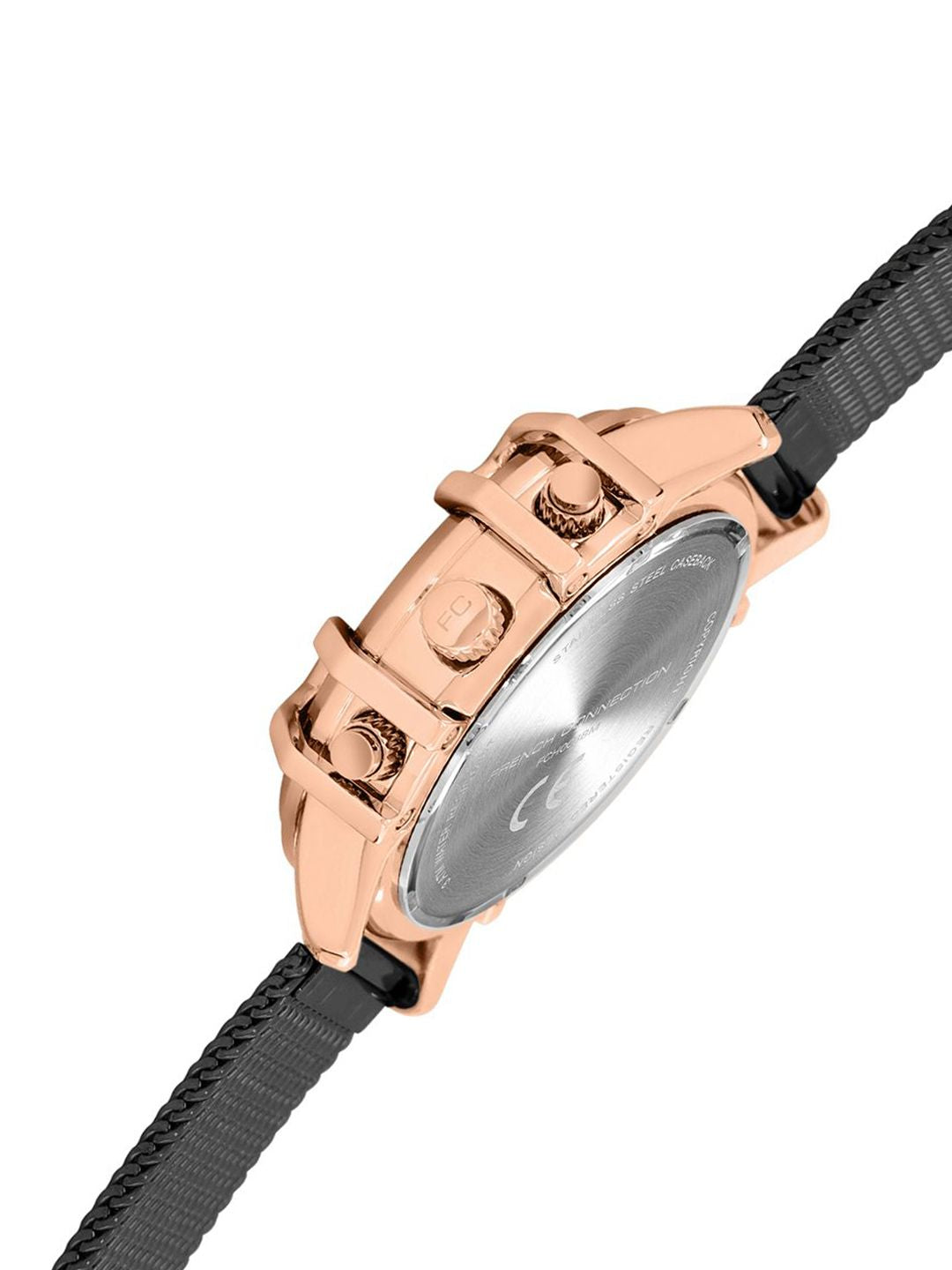 French Connection Men Dial & Stainless Steel Bracelet Style Straps Analogue Watch FCH003BM