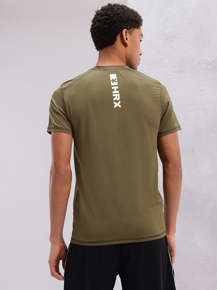 HRX by Hrithik Roshan Men Printed Rapid-Dry Training T-shirt