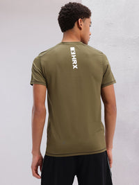 HRX by Hrithik Roshan Men Printed Rapid-Dry Training T-shirt