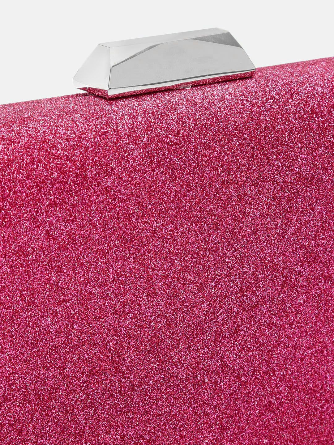 Lino Perros Women Glittery Effect Box Clutch
