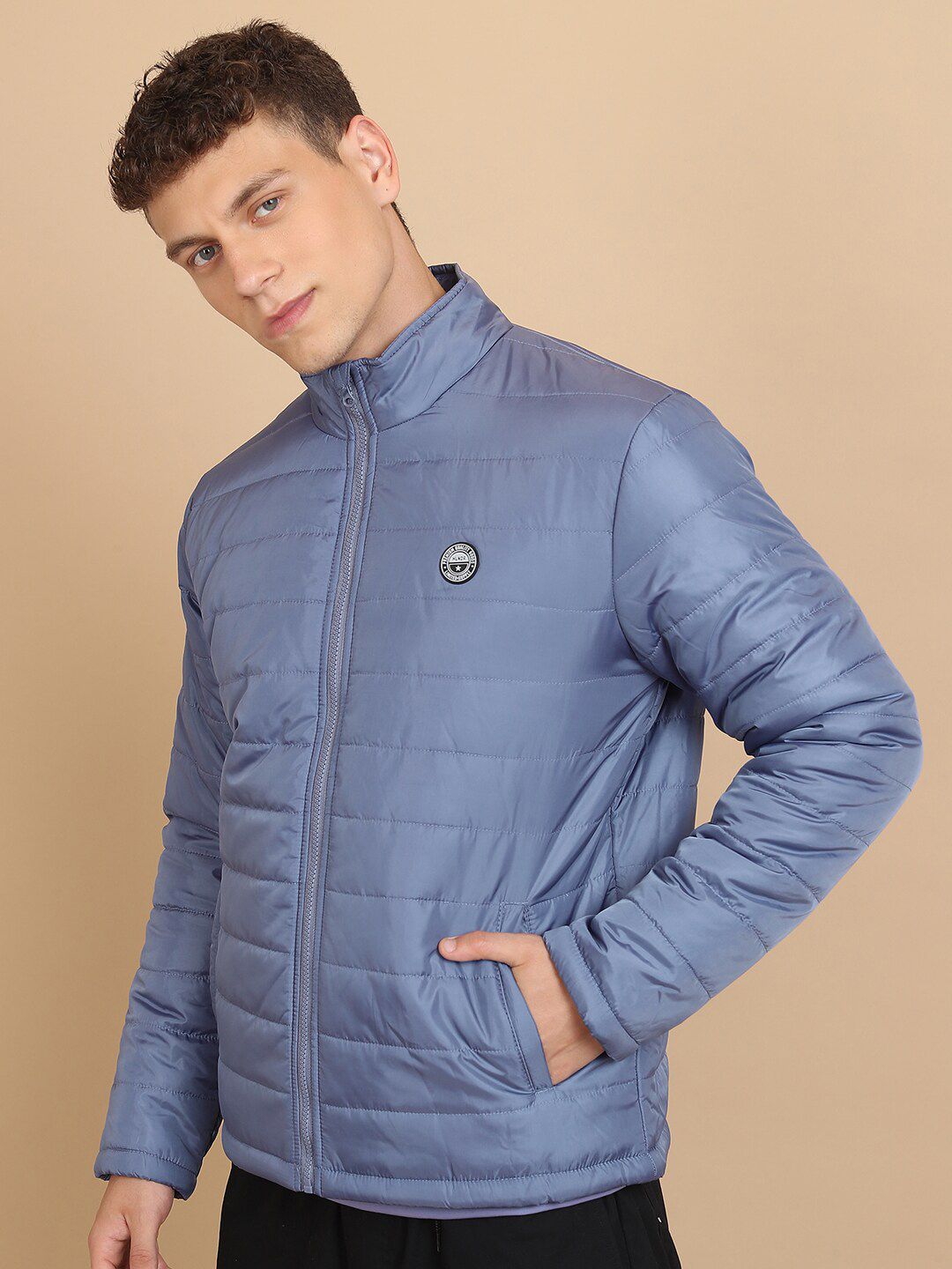 HIGHLANDER Mock Collar Puffer Jacket