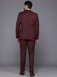 Raymond Creaseless Checked Contemporary Fit 2-Piece Formal Suit
