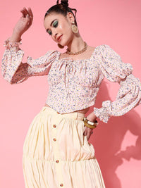 STREET 9 Pretty Pink Floral Top