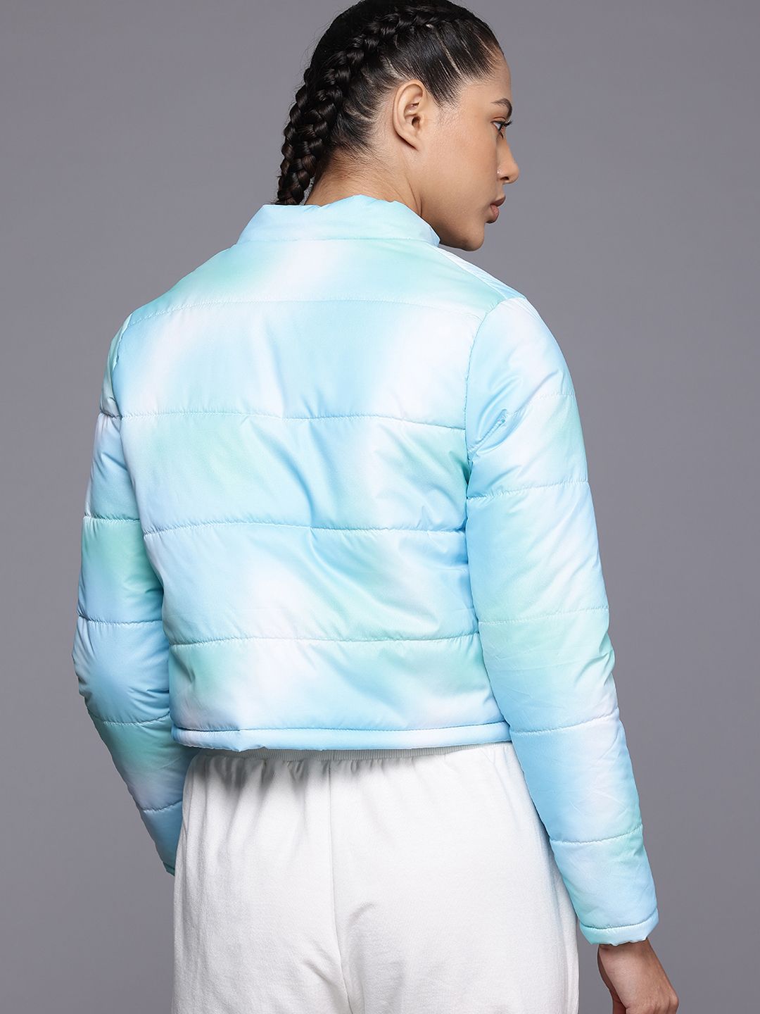 HRX by Hrithik Roshan Dyed Crop Padded Lifestyle Jacket