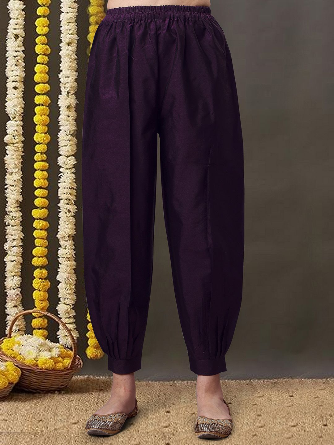 KALINI Ethnic Motifs Woven Design Kurta With Salwar & Dupatta