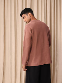 Mr Bowerbird Self Design Tailored Fit Single-Breasted Casual Blazer