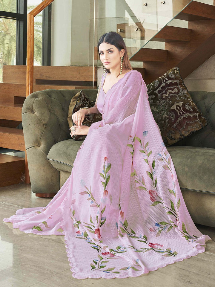 Tikhi Imli Floral Embellished Sequinned Saree