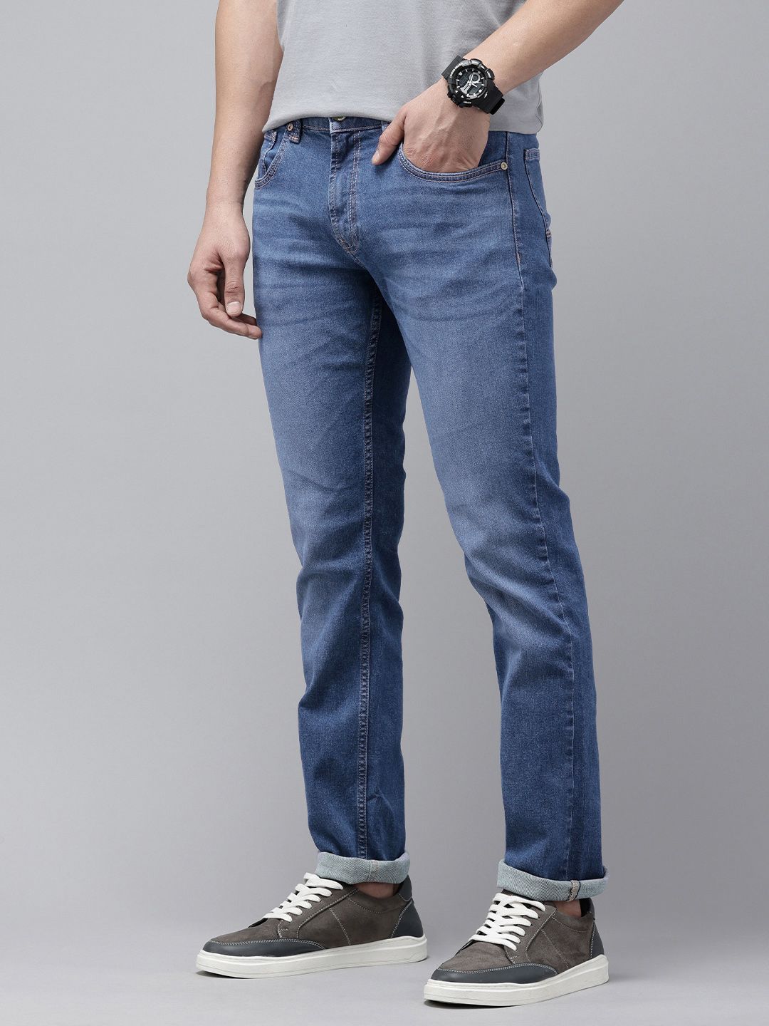 SPYKAR Men Rover Heavy Fade Stretchable Jeans