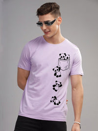 ADRO Men Typography Printed Applique T-shirt