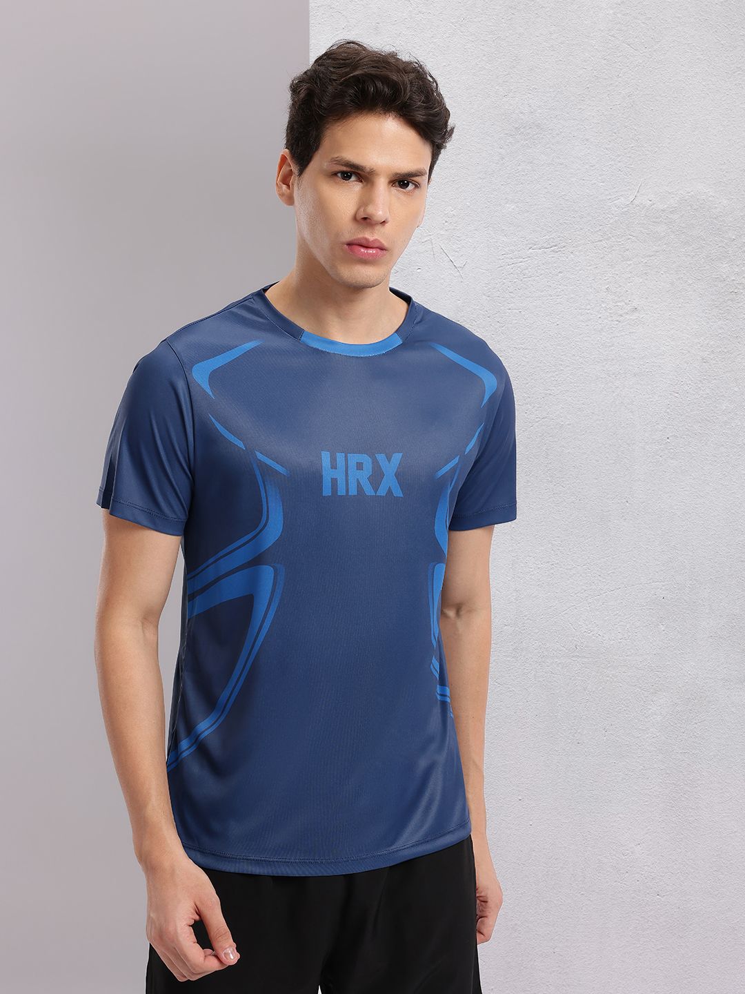 HRX by Hrithik Roshan Brand Logo Print Lifestyle T-shirt