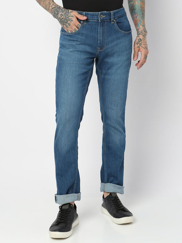 SPYKAR Men Rover Narrow Leg Light Fade Stretchable Jeans