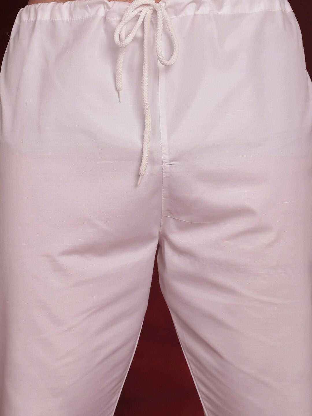 Jompers Embroidered Regular Sequinned Kurta with Pyjamas