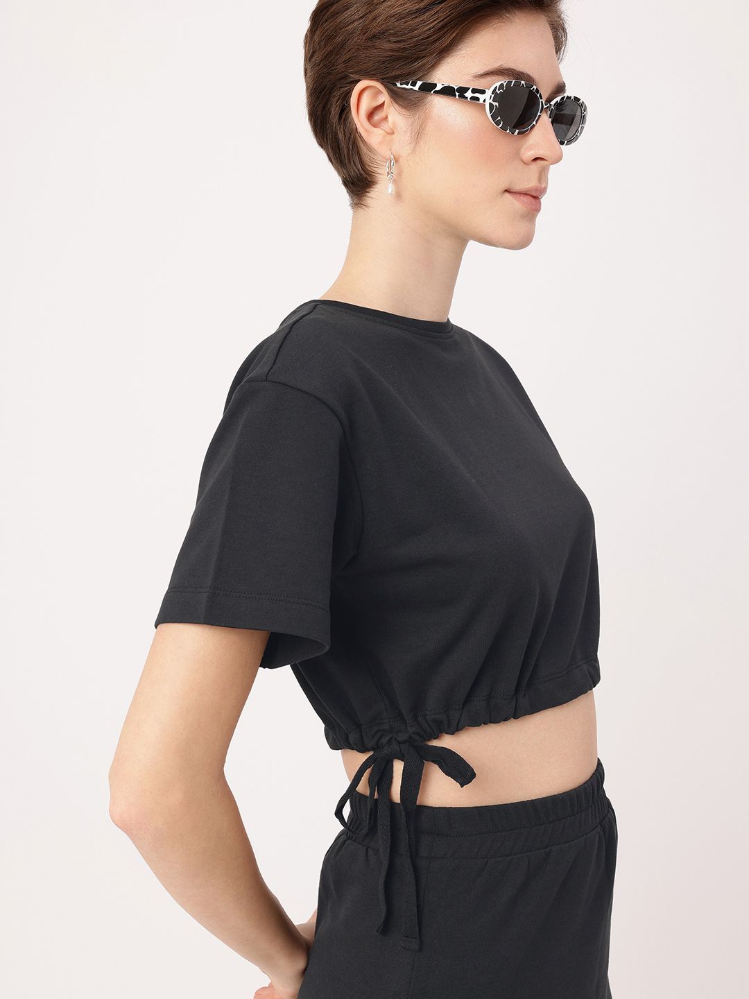 DressBerry Twin Tie-Up Monochrome Matrix Co-ords