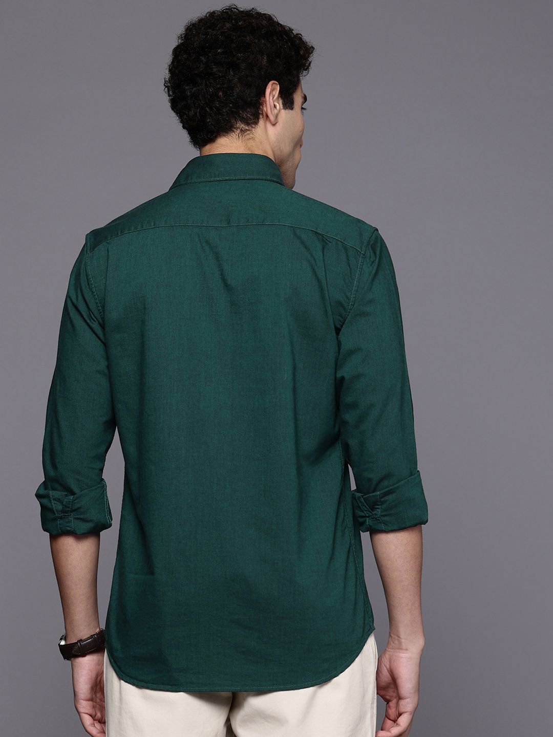 Raymond Pure Cotton Slim Fit Casual Shirt