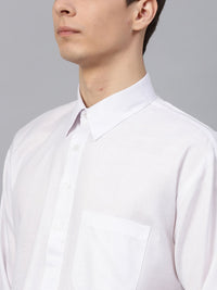 SOJANYA Lelaki Putih Solid Kurta Lurus