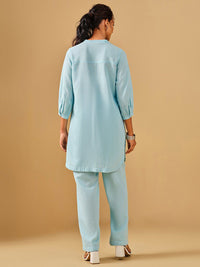 Global Desi Printed Shirt With Trousers