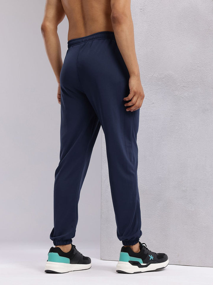 HRX by Hrithik Roshan Men Brand Logo Printed Rapid-Dry Training Joggers