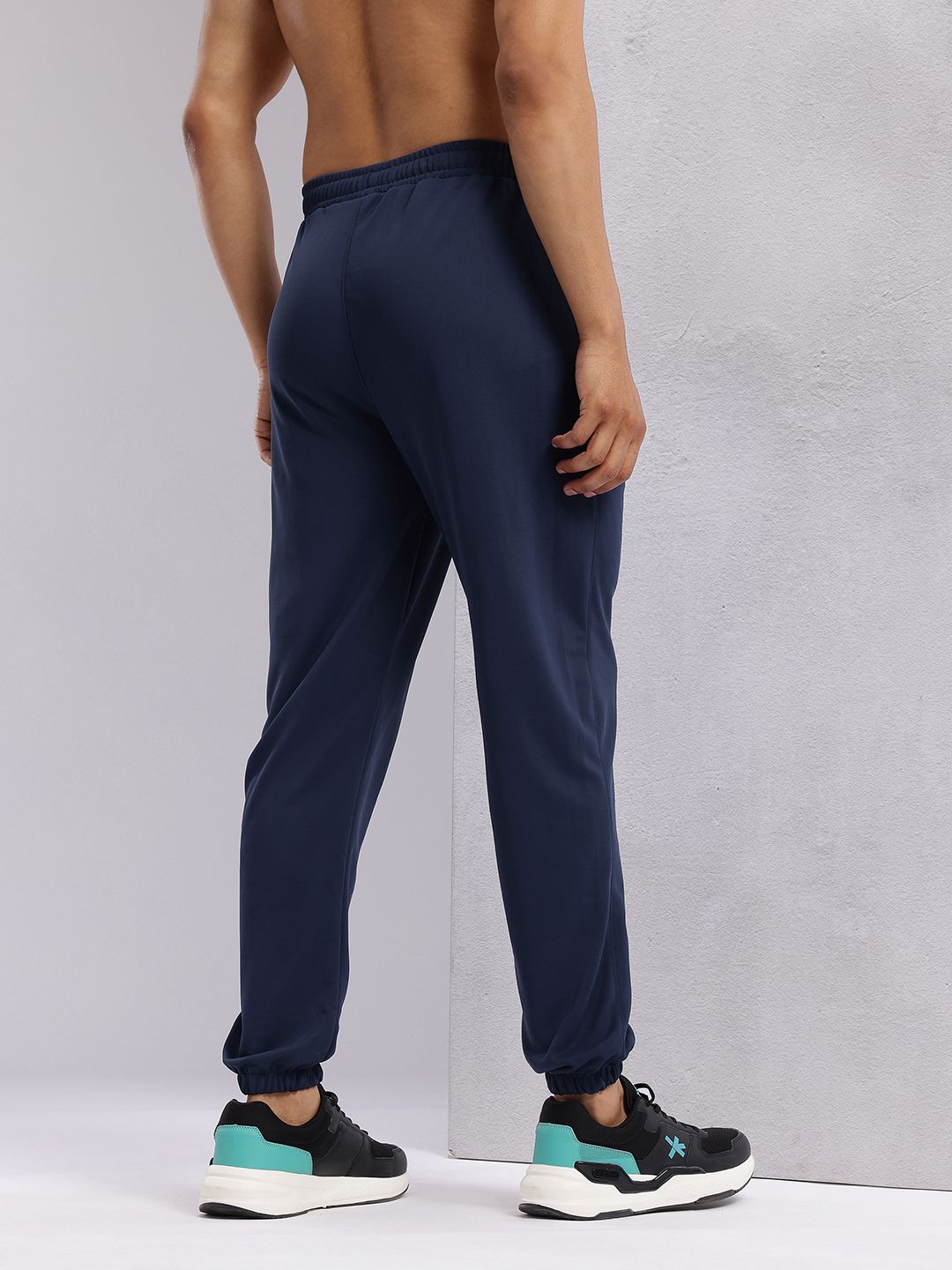 HRX by Hrithik Roshan Men Brand Logo Printed Rapid-Dry Training Joggers