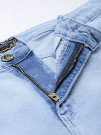 The Indian Garage Co Men Slim Fit Light Fade Stretchable Jeans