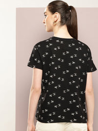 DILLINGER Printed Boxy Pure Super Combed Cotton T-shirt