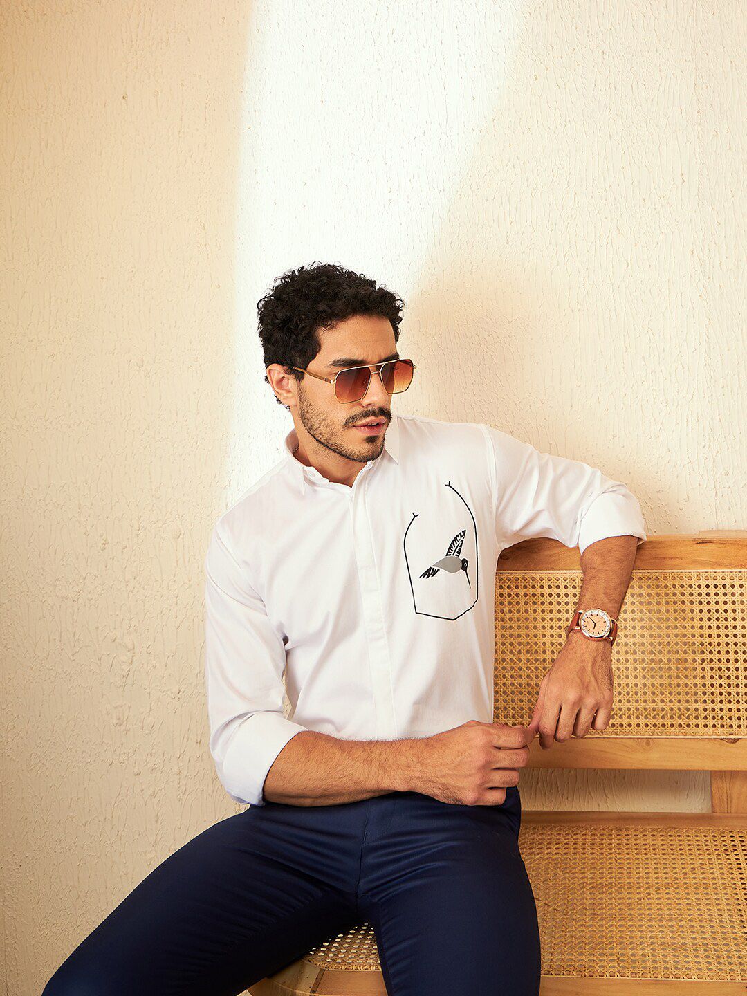 DENNISON Smart Printed Casual Shirt