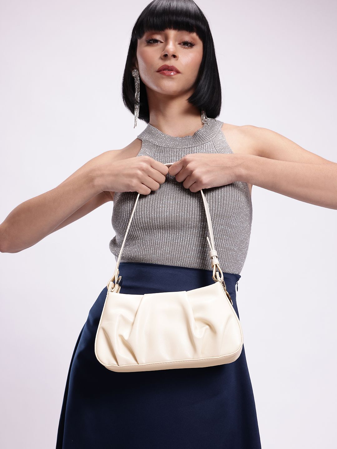 DressBerry Structured Shoulder Bag