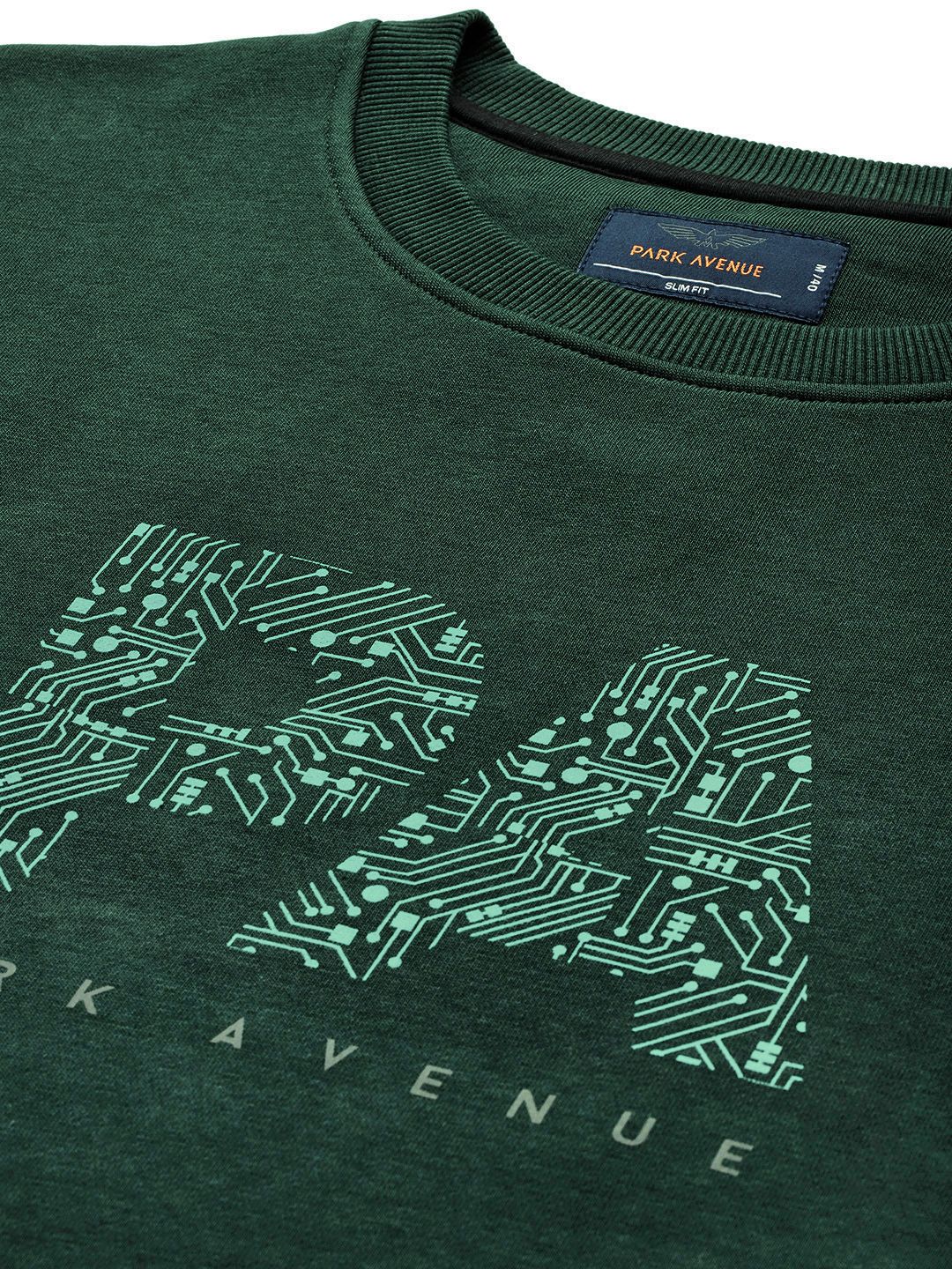 Park Avenue Slim Fit Printed Sweatshirt