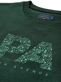 Park Avenue Slim Fit Printed Sweatshirt