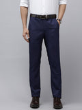 Park Avenue Men Textured Formal Trousers