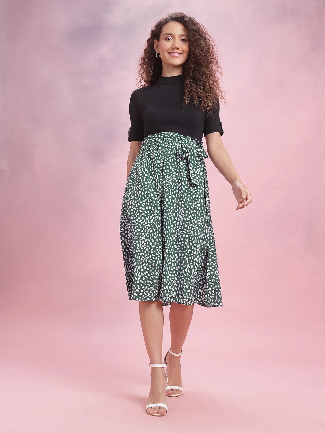 DressBerry Floral A-Line Dress