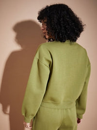 SASSAFRAS BASICS Round Neck Oversized Sweatshirt