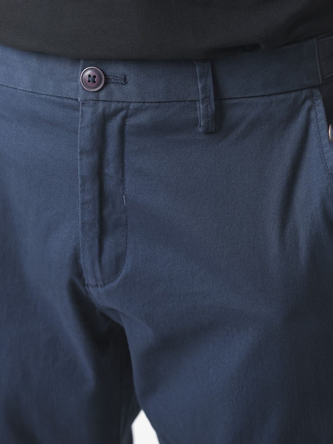 RARE RABBIT Men Trans Mid-Rise Slim Fit Trouser