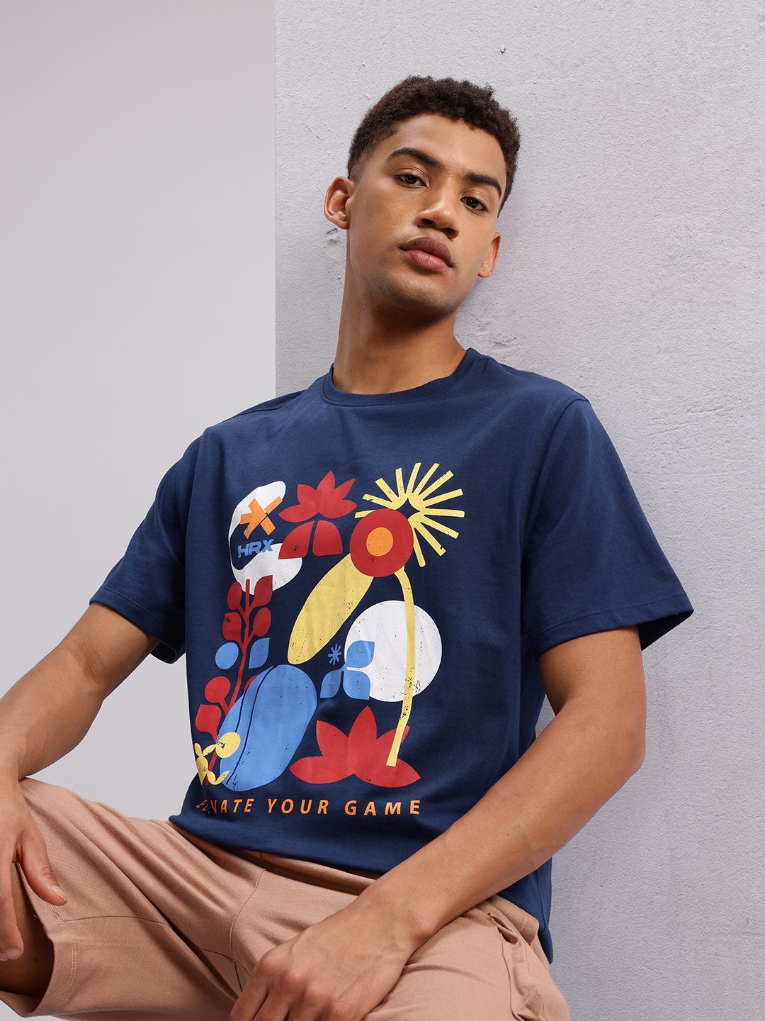 HRX by Hrithik Roshan Conversational Printed Lifestyle T-shirt