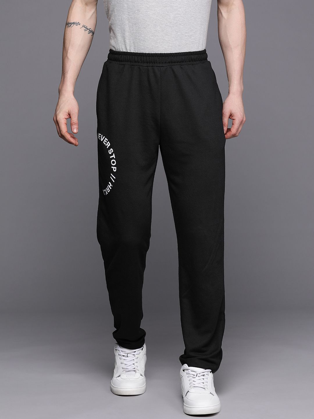 HRX by Hrithik Roshan Men Printed Detail Track Pants